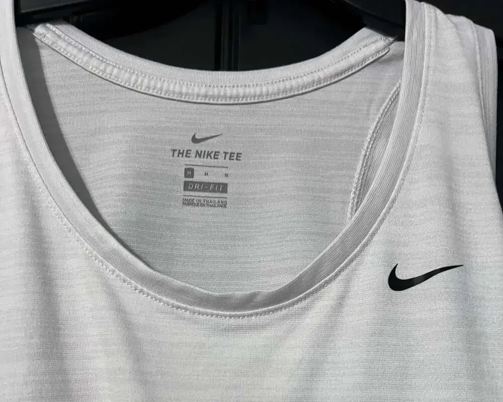 Nike Dri-FIT White Racerback Athletic Tank Top Women's Size M